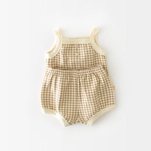 Baby Suit Summer Pajamas New Korean Style Infant Thin Suspenders Vest Shorts Boys 'and Girls' Home Wear