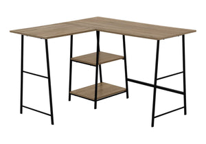 Computer Desk, Home Office, Corner, Storage Shelves, L Shape, Work, Laptop, Contemporary, Modern by Couch.com