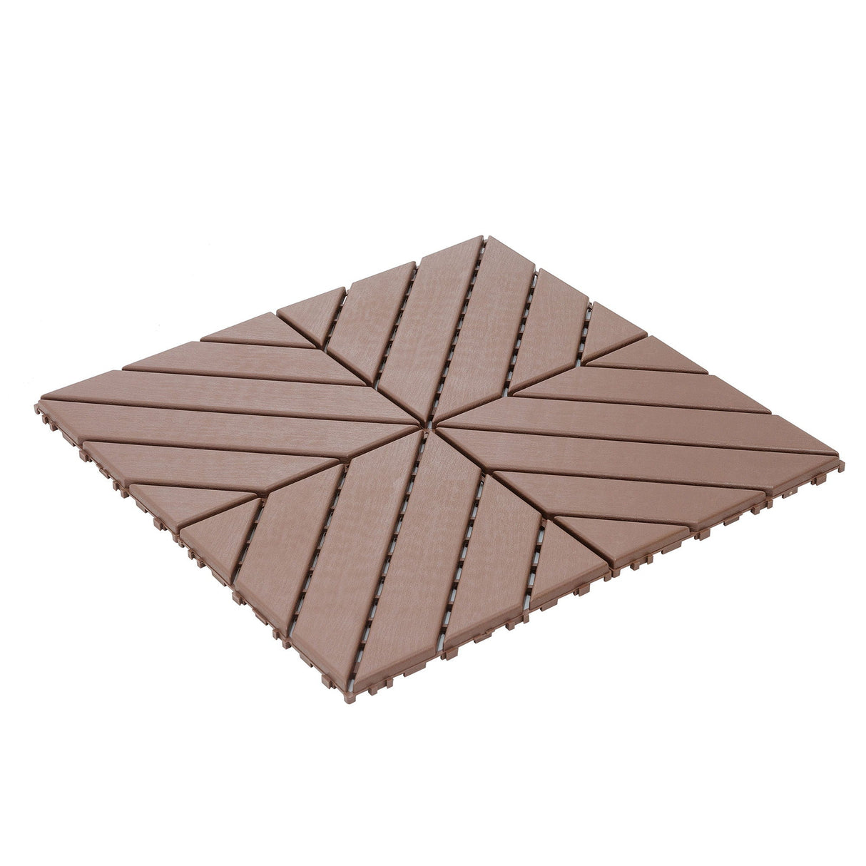 Durable Plastic Interlocking Deck Tiles, Waterproof Outdoor And Indoor Use by Couch.com