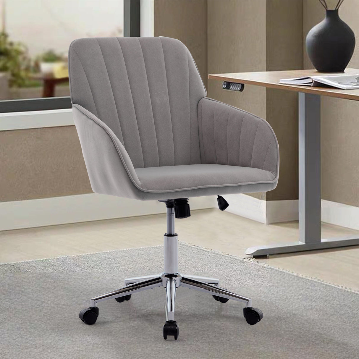 Adjustable Ergonomic Office Chair, Swivel Backrest Seat by Couch.com