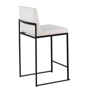 Fuji - Contemporary Modern Elegance, High Back Counter Stool by Couch.com