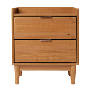 Mid-Century Modern 2 Drawer Nightstand by Couch.com
