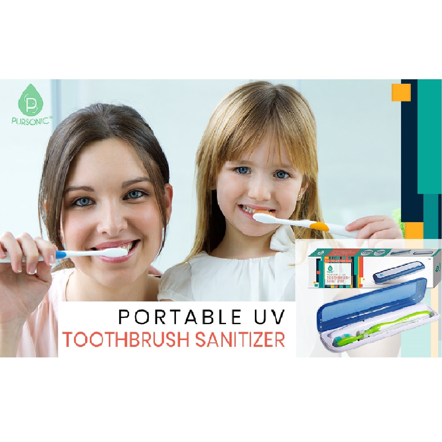 Portable UV Toothbrush Sanitizer by Pursonic