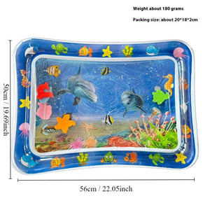 Children's Inflatable Marine Animal Racket Water Cushion Baby Crawling Racket Water Bag Racket Water Cushion Climbing Pad