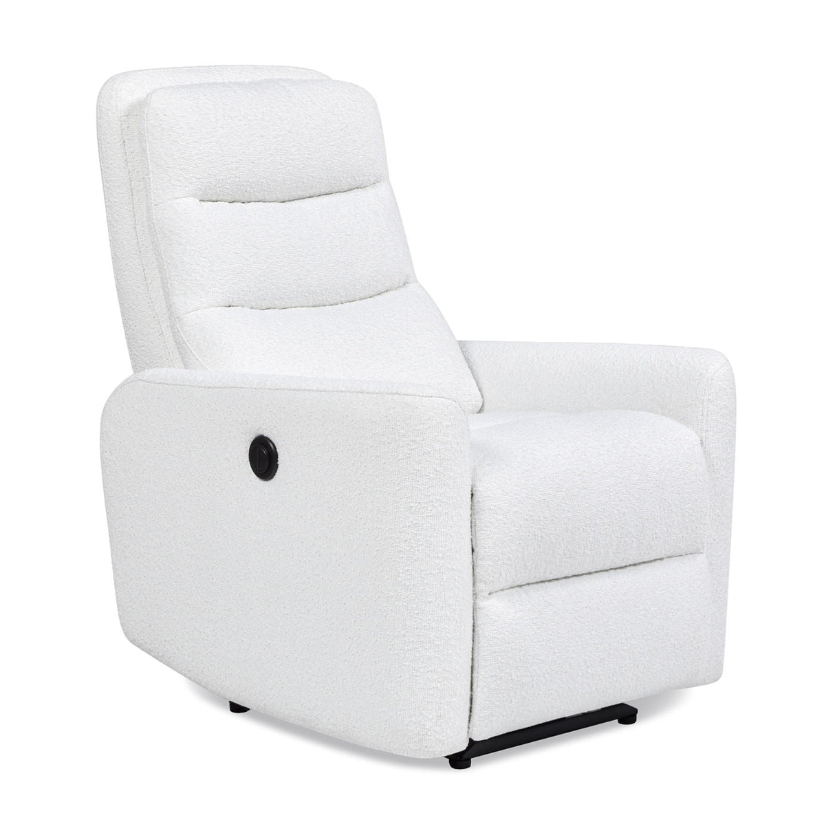 Bloomy - High Back Power Recliner Motion Chair - Chiffon White by Couch.com