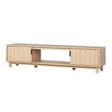Modern Fluted Door Minimalist TV Stand by Couch.com