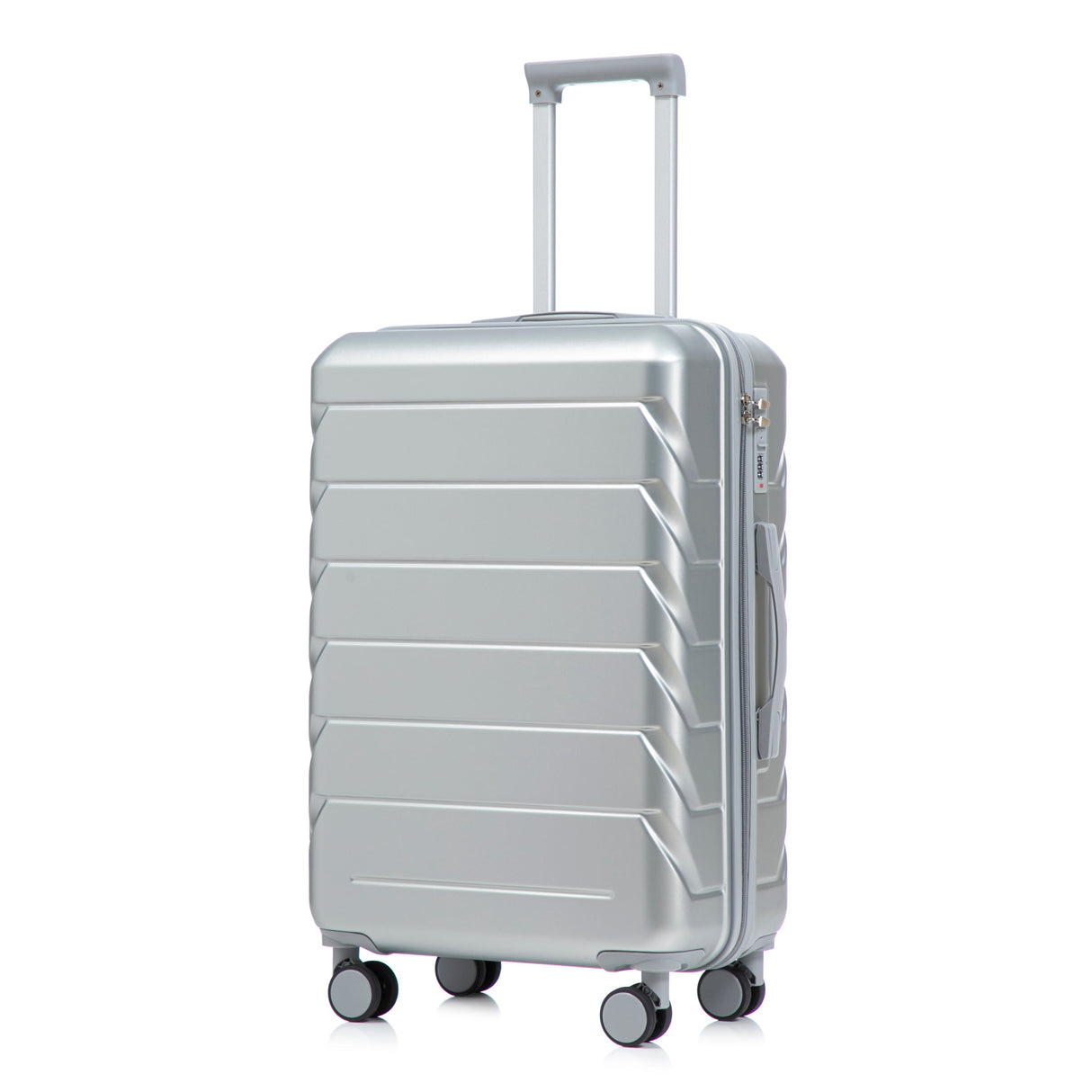 3-Piece ABS Spinner Wheel Luggage Set with Combination Lock