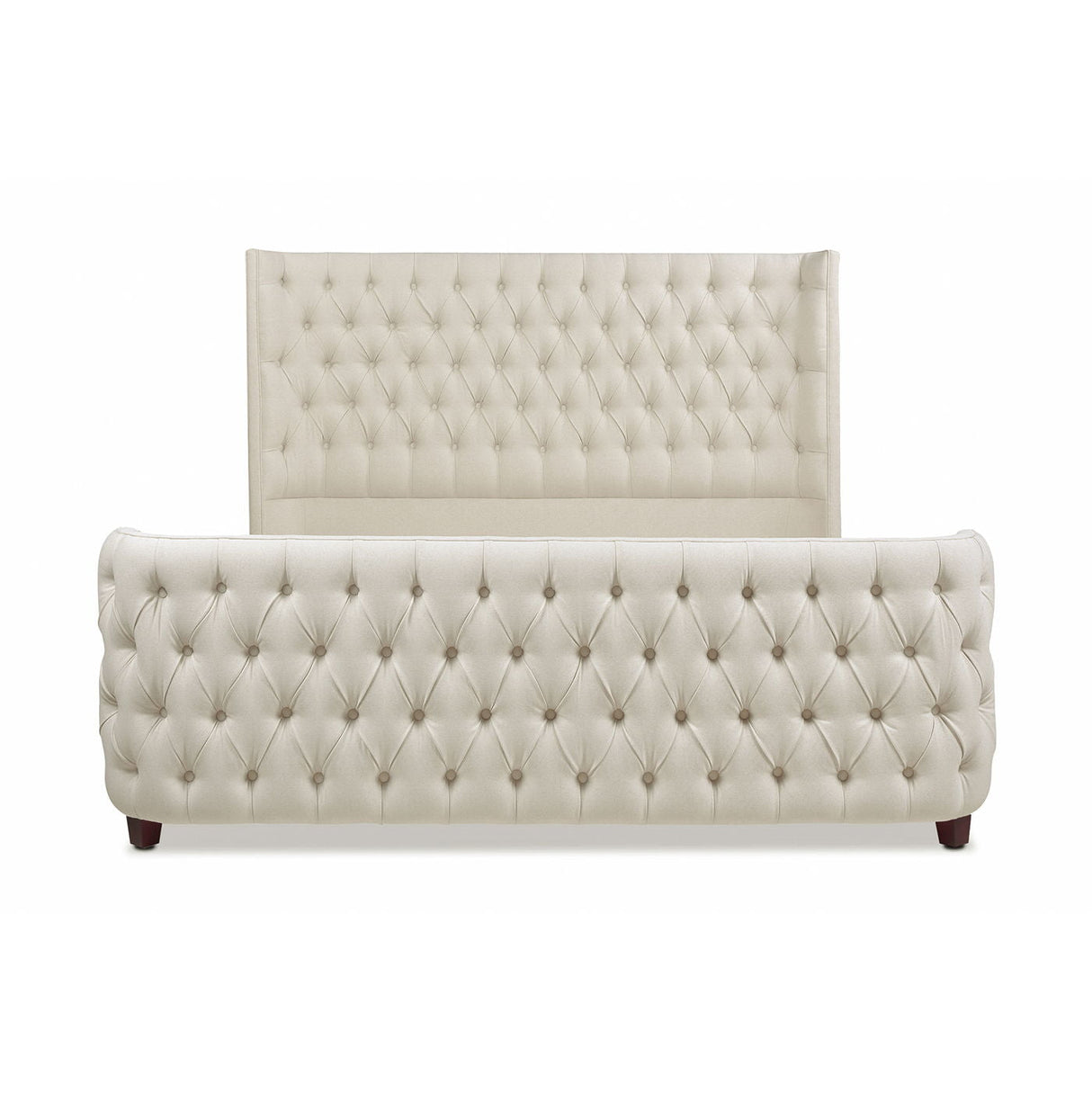 Brooklyn - Tufted Panel Bed Headboard And Footboard Set by Couch.com
