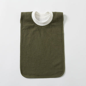 Large Childrens Washcloth Bib That Resists Stains