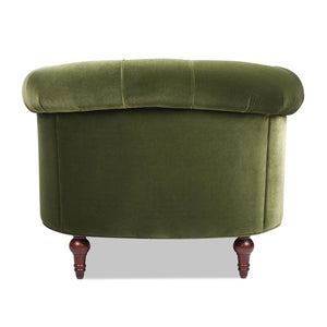 La Rosa - Victorian Tufted Upholstered Accent Chair by Couch.com