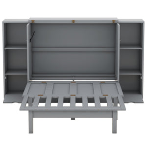 Murphy Bed With Shelves, Drawers And USB Ports by Couch.com