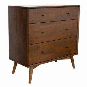 Caroline - Mid-Century Modern Dresser 3 Drawer - Brown / Wood by Couch.com