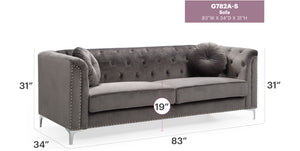 Elegant Contemporary Sofa by Couch.com