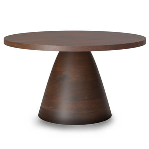 Winnie - Round Coffee Table - Walnut by Couch.com