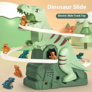 Dinosaur Assembled Educational Electric Slide Track Toy Car