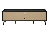 TV Stand, Console, Media Entertainment Center, Storage Cabinet, Modern Design - Black by Couch.com