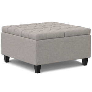 Harrison - Upholstered Coffee Table Storage Ottoman by Couch.com