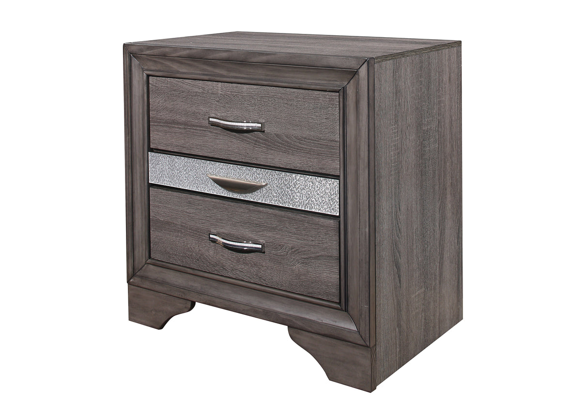 Ryder - Sparkle Nightstand - Gray by Couch.com