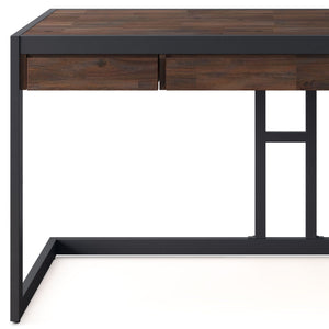 Erina - Desk - Distressed Charcoal Brown by Couch.com