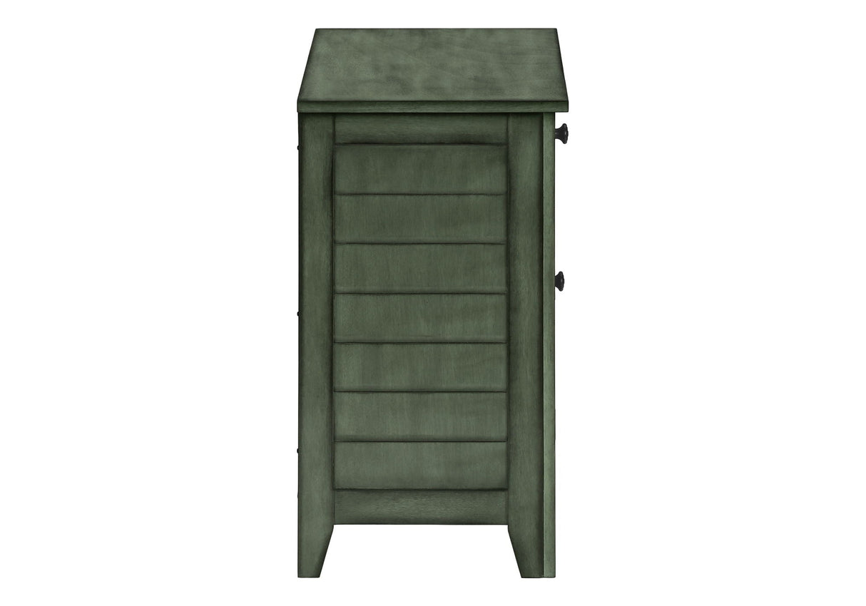 Accent Nightstand, Storage Drawer, Transitional by Couch.com