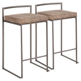 Fuji - Industrial Stackable Counter Stool Elegant Design by Couch.com