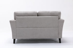 Damian - Woven Fabric Loveseat by Couch.com