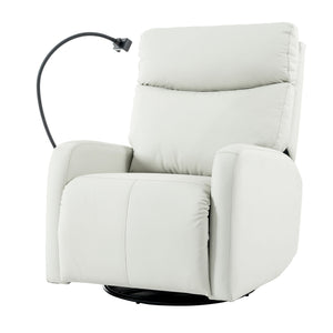 Rocking Recliner Chair, 360 Degree Swivel Nursery Rocking Chair, Glider Chair, Modern Small Rocking Swivel Recliner Chair For Bedroom, Living Room Chair Home Theater Seat, Phone Holder by Couch.com