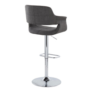 Vintage Flair - Mid Century Modern Adjustable Barstool (Set of 2) by Couch.com