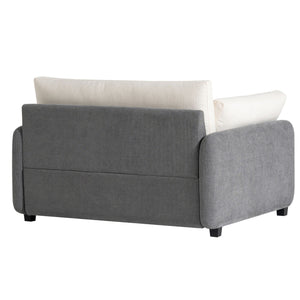 Oversized Single Sofa Chair Wide And Deep Seat, Modern Upholstered Comfy Blocking Couch Lounge With Pillows by Couch.com