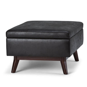 Owen - Upholstered Rectangular Storage Ottoman by Couch.com