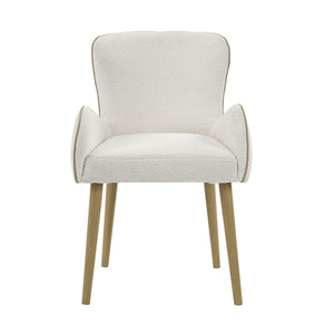 Qwin - Boucle Side Chair (Set of 2) - Beige by Couch.com
