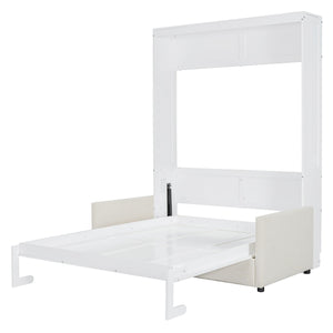Murphy Wall Bed With Cushion by Couch.com
