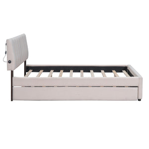 Upholstered Platform Bed With Trundle by Couch.com