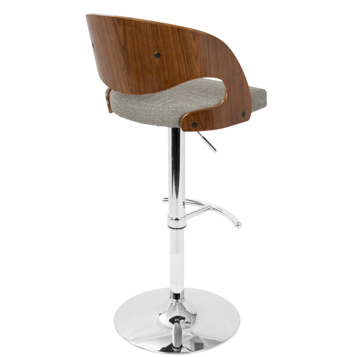 Pino - Mid Century Modern Adjustable Barstool With Swivel by Couch.com