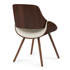 Malden - Bentwood Upholstered Dining Chair With Wood Back by Couch.com