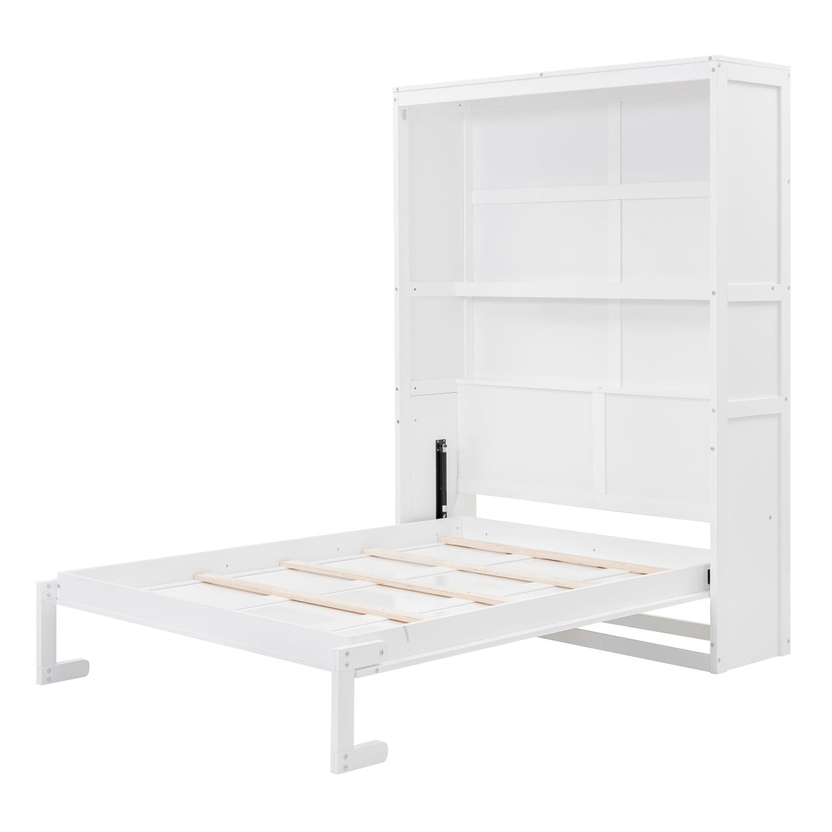 Murphy Wall Bed With Shelves, Space Saving by Couch.com