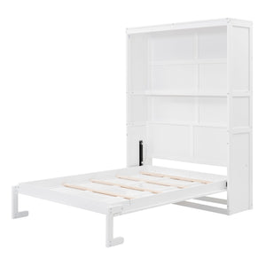 Murphy Wall Bed With Shelves, Space Saving by Couch.com