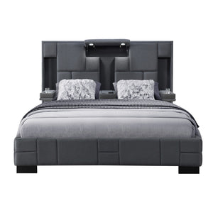 Yaris - Contemporary Bed With Wireless Charging And LED Lights