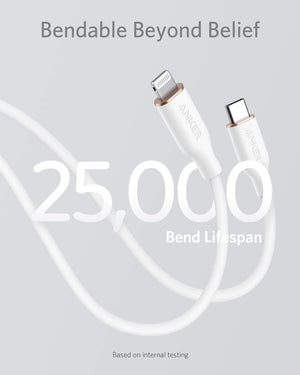 Anker <b>641</b> USB-C to Lightning Cable (Flow, Silicone)