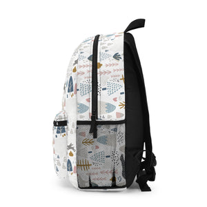 Kids Forest White Backpack