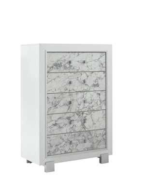 Skye - Marble Chest - White by Couch.com