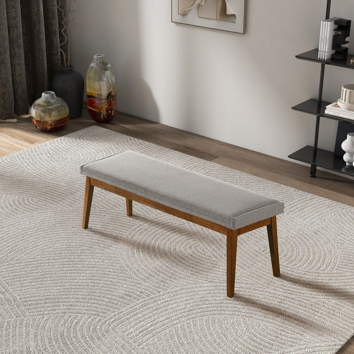 Warren - Bench - Ash Gray by Couch.com