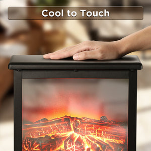 (Open Box) Suburbs TS17Q Electric Fireplace Stove Heater