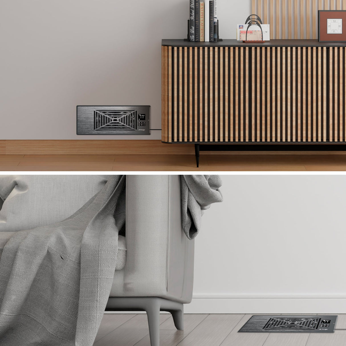 (Open Box) AirSupply BS412 Register Booster Fan