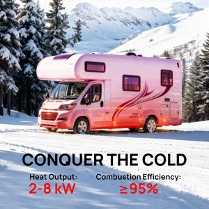 Arcade S8BP Diesel Heater, 8kW Dual Voltage, 4 Gal Large Tank