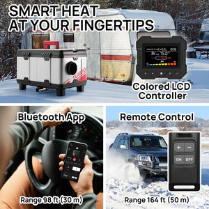 Arcade T8BP Diesel Heater, 9kW Triple Power, Toolbox Design