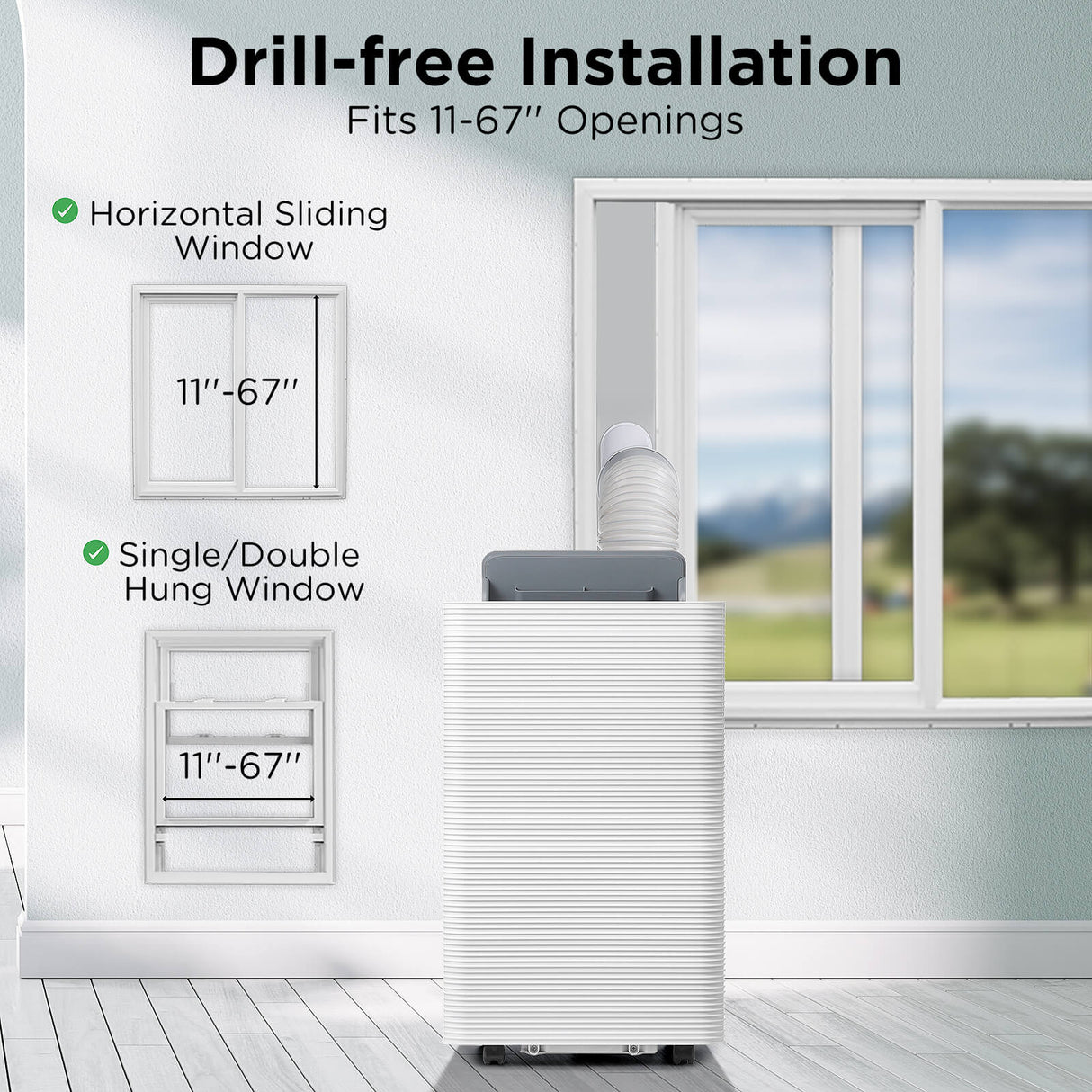 Finnmark 14,000 BTU Smart Portable Air Conditioner