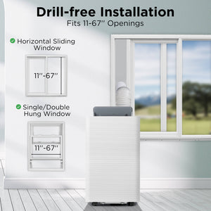 Finnmark 14,000 BTU Smart Portable Air Conditioner