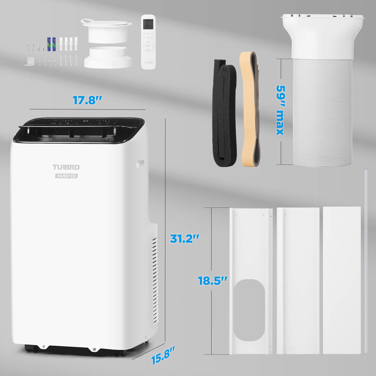 Greenland 14,000 BTU Inverter Portable Air Conditioner