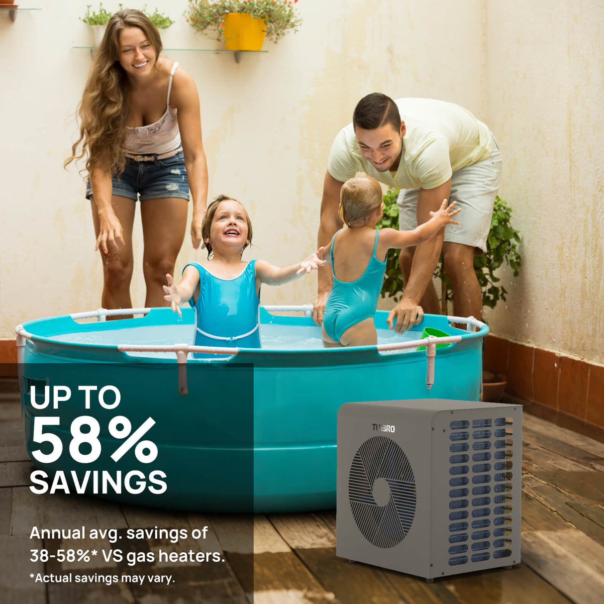 Beluga Inverter Swimming Pool Heat Pump - European version